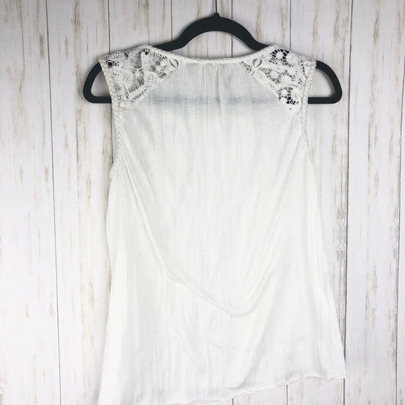Meadow Rue white crochet tank top - Picture 5 of 5